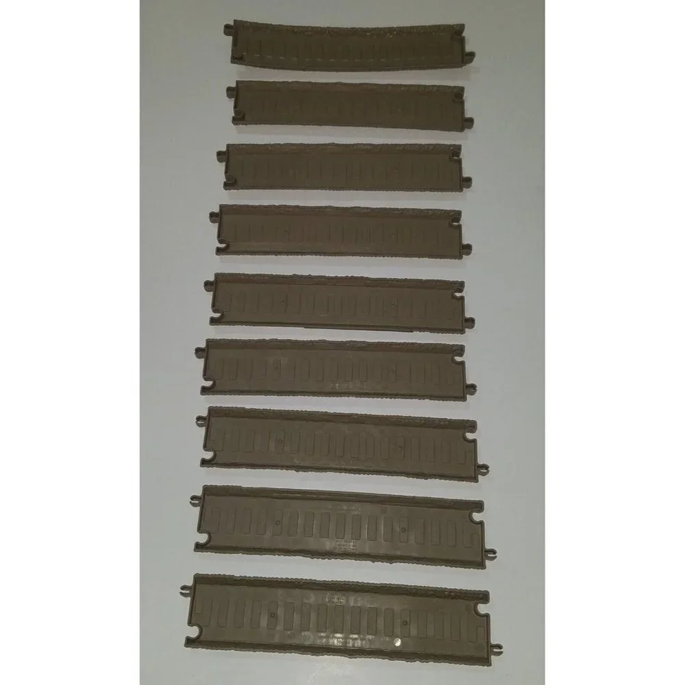 50 Gullane Brown Train Track Lot Mixed Straight Curved Switch Thomas Tank Engine